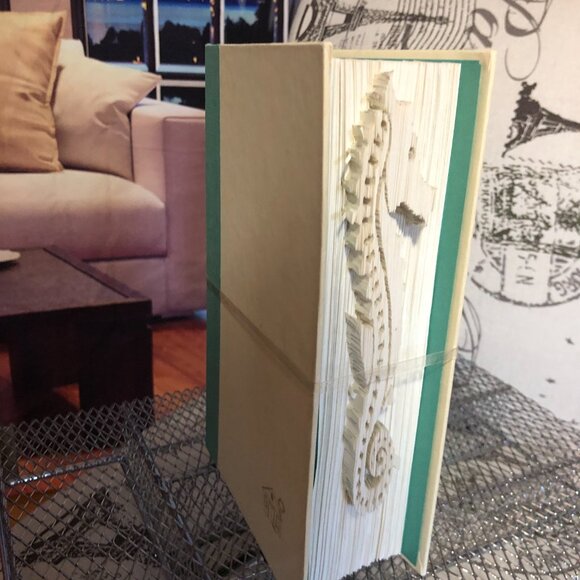 Unique Handcrafted Folded Book Art – A True Conversation Piece! - Picture 4 of 5